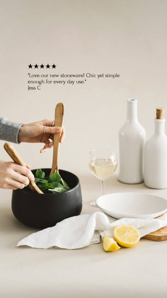 Stoneware Serving Bowl | Ewa 68 oz