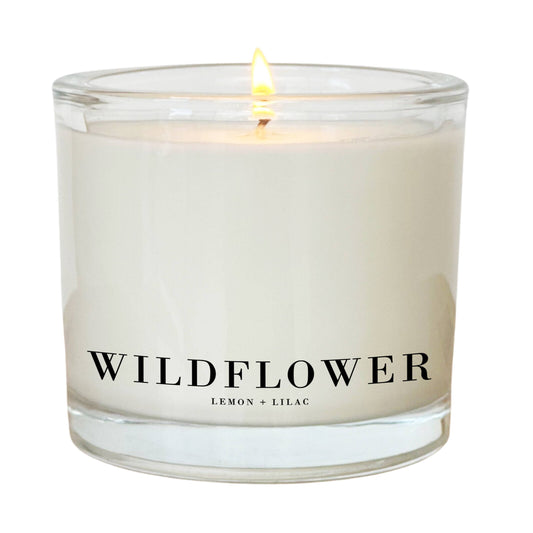 Wildflower | Lemon + Lilac Coconut Wax Candle