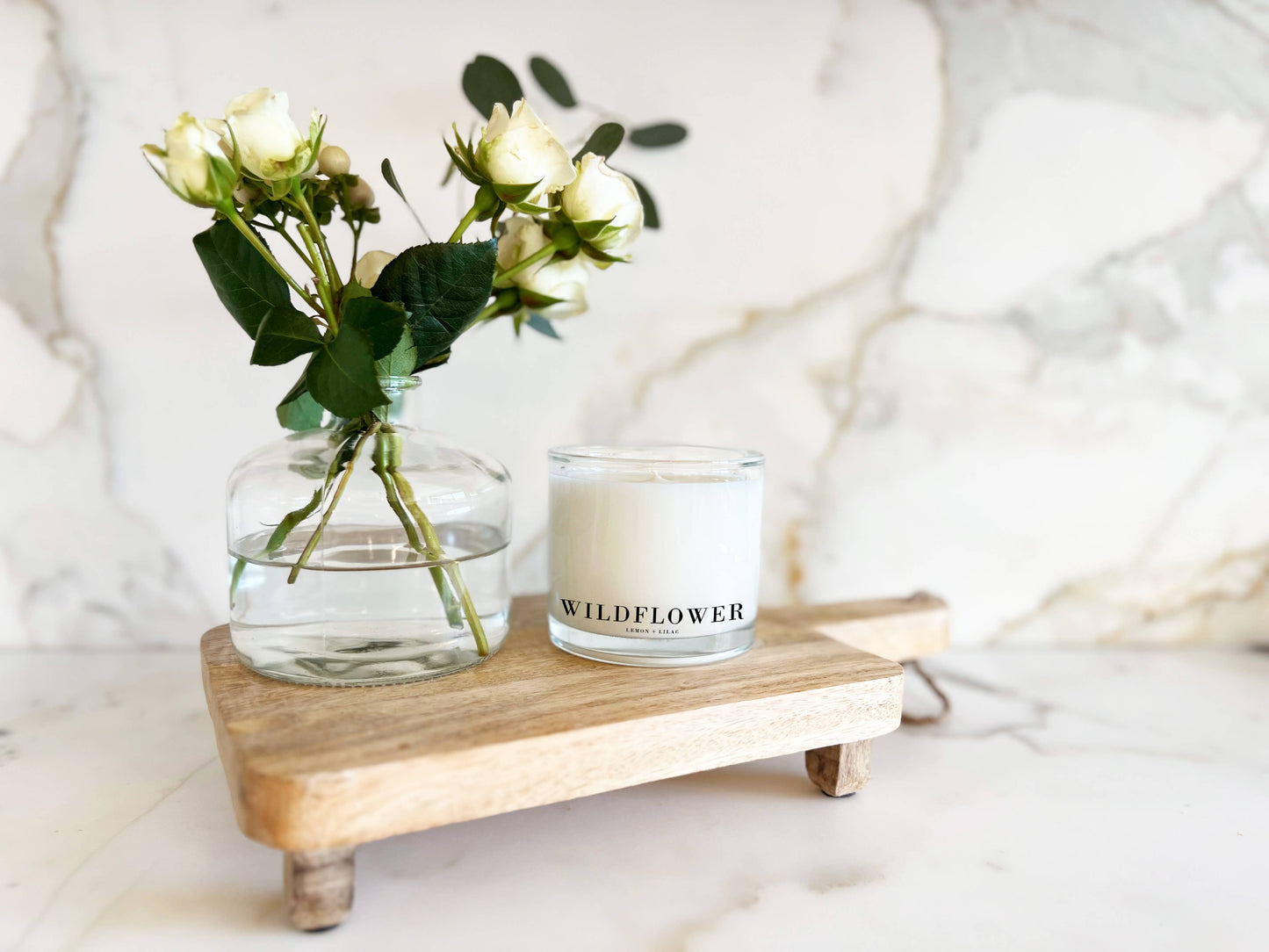 Wildflower | Lemon + Lilac Coconut Wax Candle