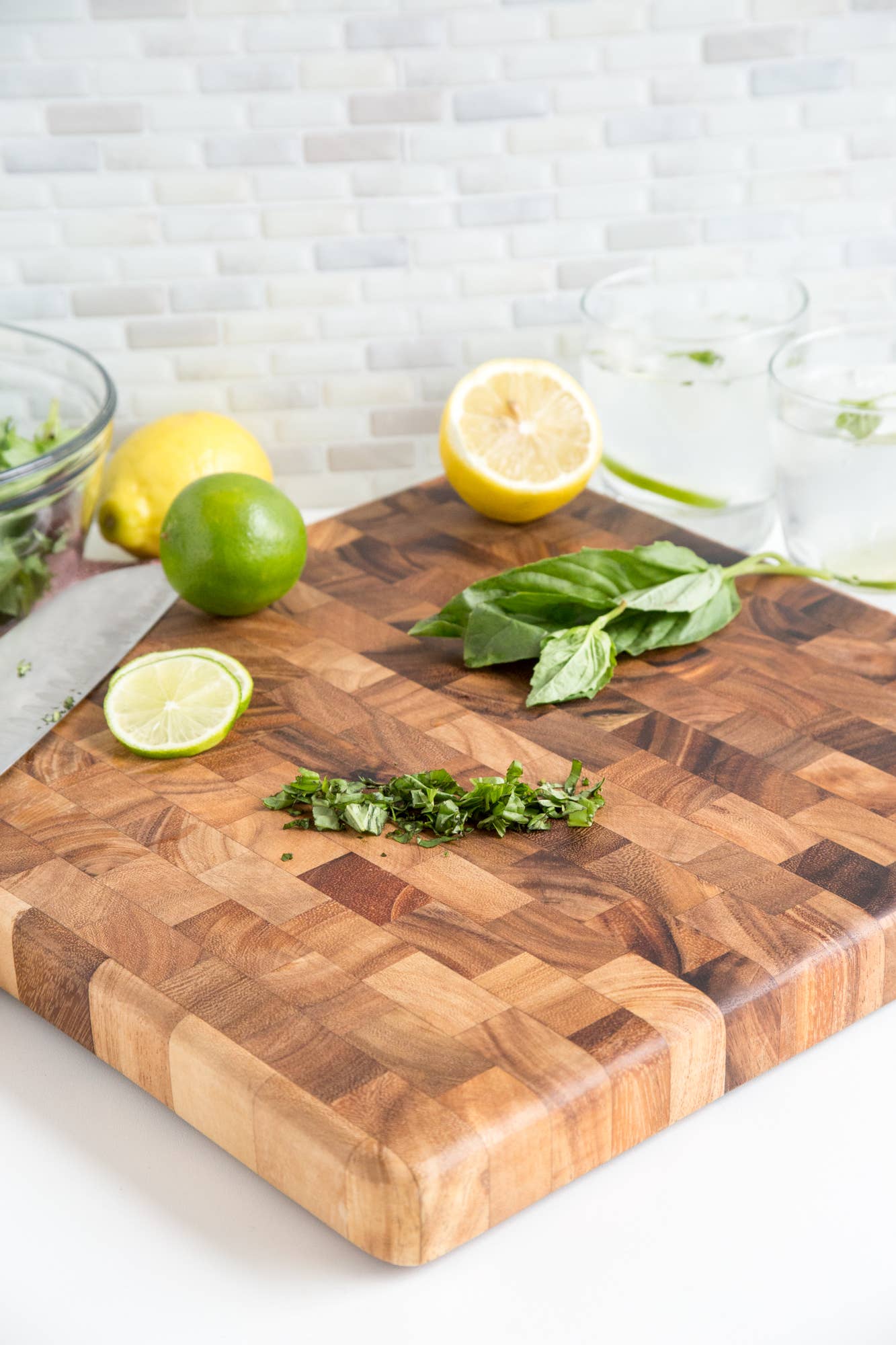 Ironwood Square End Grain Chef's Board, 14"