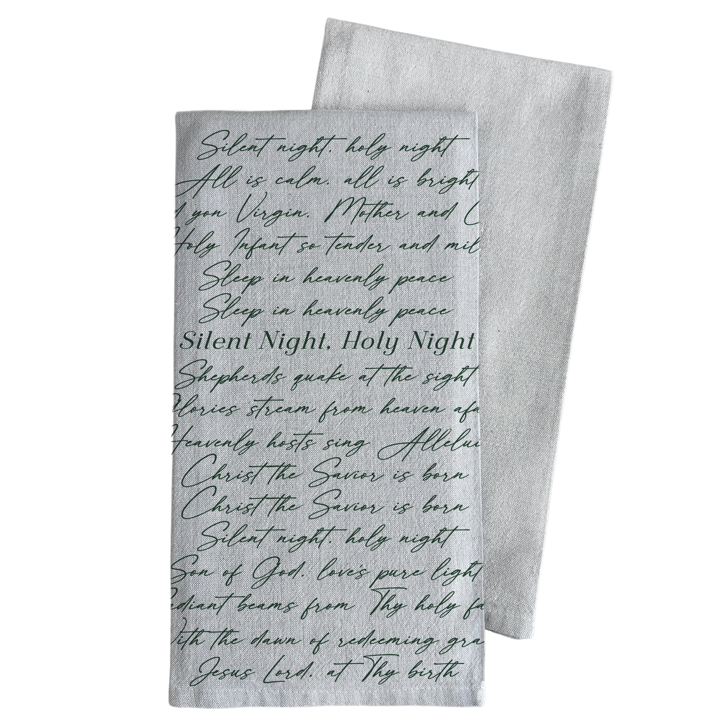 Silent Night Tea Towel