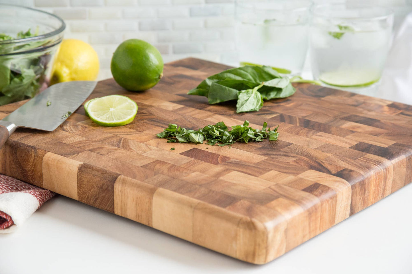 Ironwood Square End Grain Chef's Board, 14"