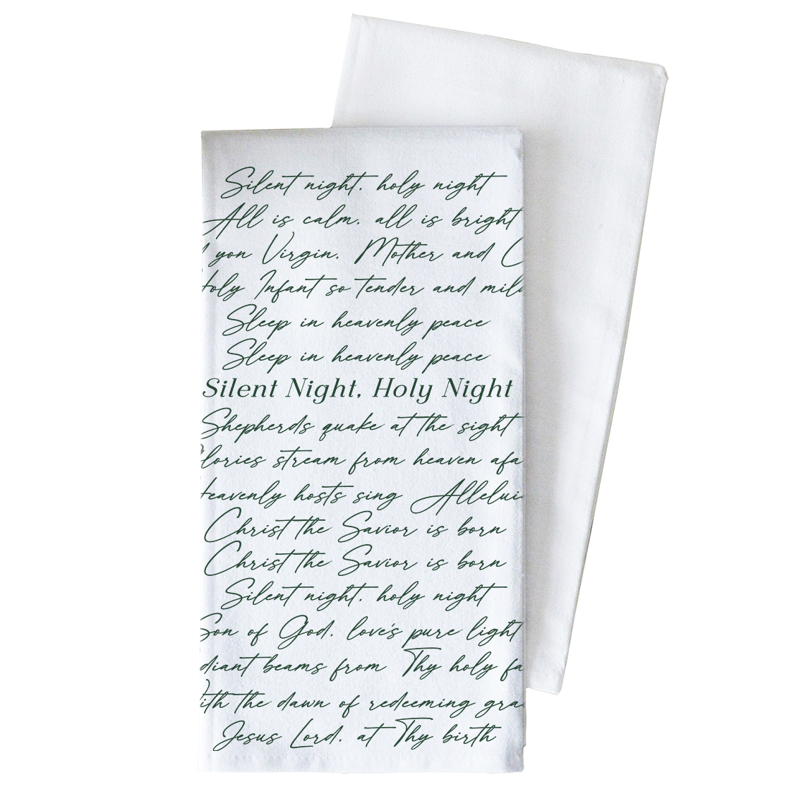 Silent Night Tea Towel