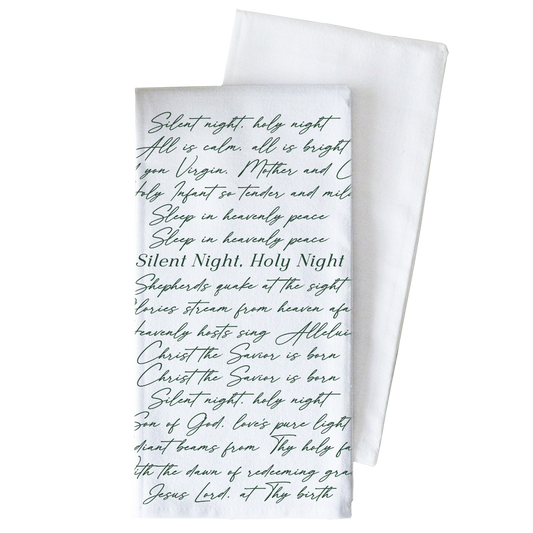 Silent Night Tea Towel