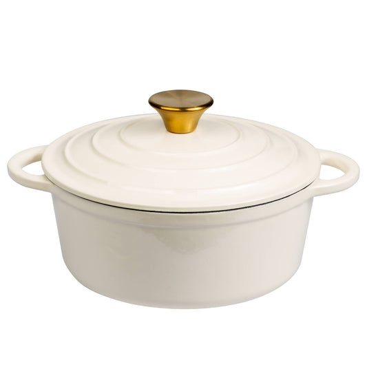 Enameled Cast Iron Dutch Oven (2.8 Qt, 3.5 Qt, 5 Qt, 6 Qt)