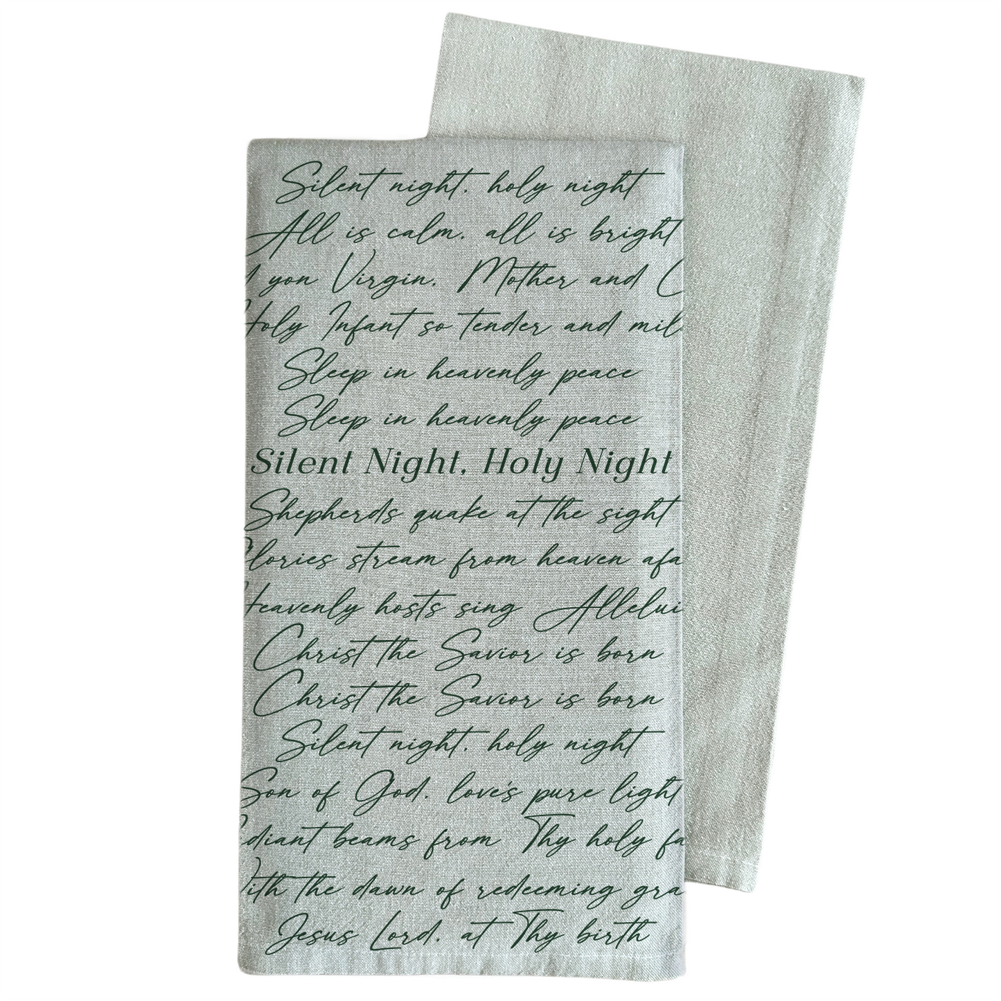 Silent Night Tea Towel