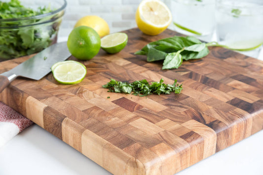 Ironwood Square End Grain Chef's Board, 14"