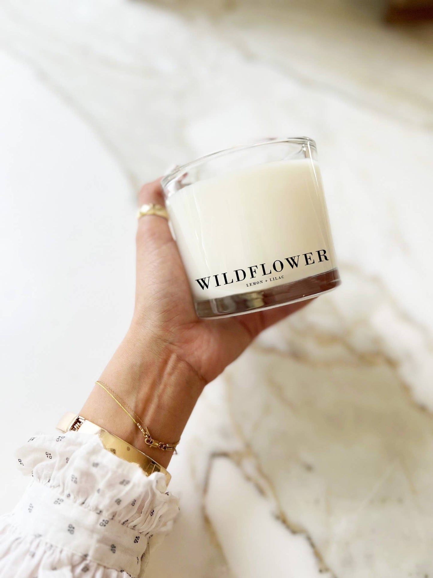 Wildflower | Lemon + Lilac Coconut Wax Candle