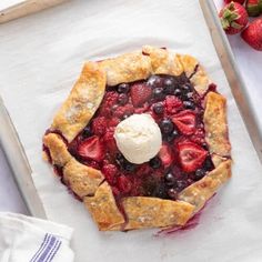 Triple Berry Galette
